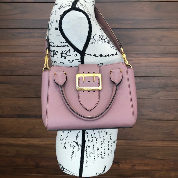 BURBERRY Small Buckle Leather Crossbody - Picture 1 of 5